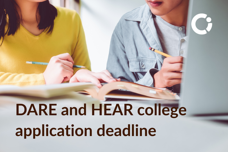 Deadline for DARE and HEAR college applications